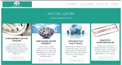 Desktop Screenshot of aktuelceviri.com